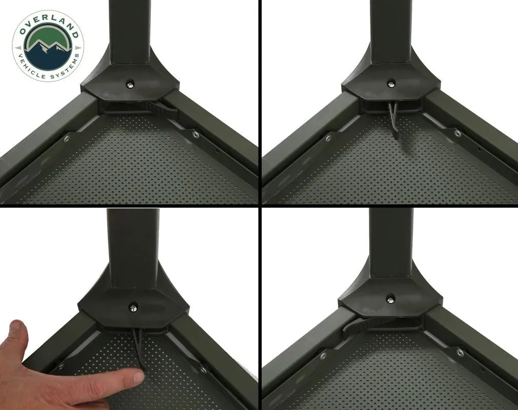Overland Vehicle Systems Large Collapsible Camping Table with Storage Bag