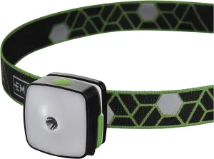 P3535 Rechargeable LED Headlamp with Stand and Clip, Swivelling Battery Head Torch Cable, 110 lm USB Head Light with 55 m Light Range and 3 Light Modes, 7 Hours Lighting Time