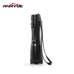 PANYUE T6 LED Handheld Tactical Flashlight 1000LM Zoomable Torch Light Camping Lamp for 18650 Rechargeable Battery or AAA