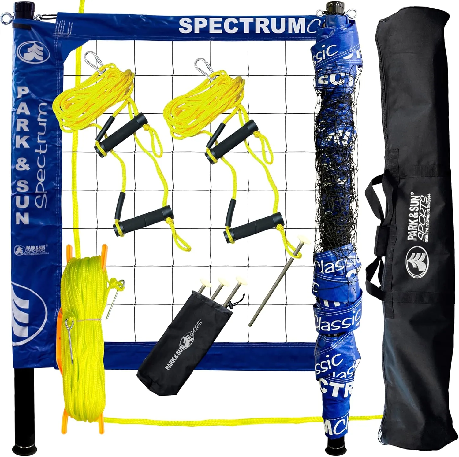 Park & Sun Sports Spectrum Classic: Adjustable Professional Outdoor Volleyball Net System