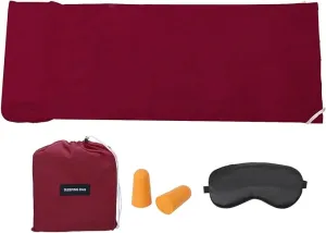 PATIKIL Sleeping Bag Liner Lightweight Soft Travel Camping Sheet Sleep Sack Compact Sleeping Bags Set with Carry Bag for Backpacking Camping Travel Hotel