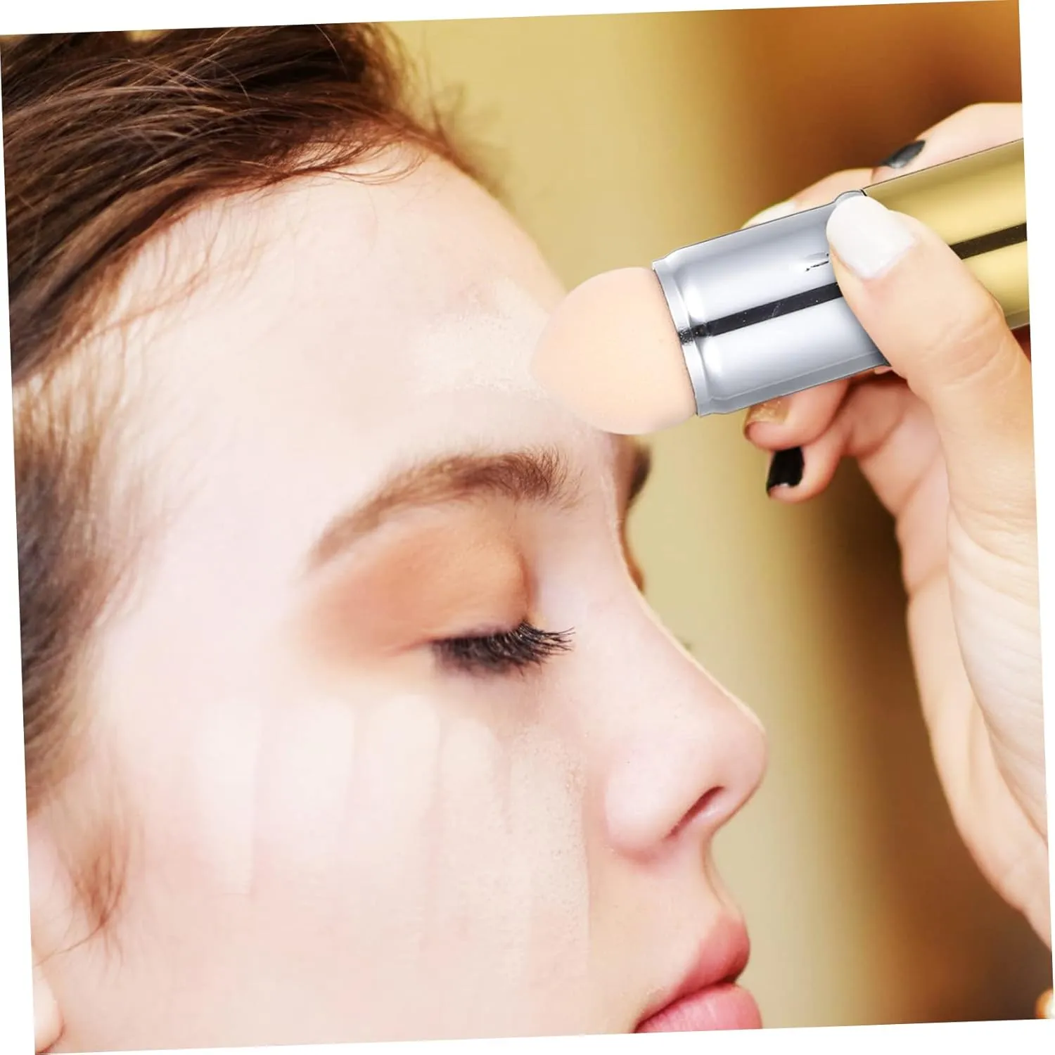 Pcs Oil Absorbing Volcanic Stone Roller Volcanic Face Oil Remover Stick Makeup Sponge for Reapplying Compact Facial