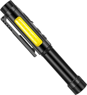Pen Flashlight - Led Pen Light Flashlights | Torch Black Light Flash Led | Headlamp Lamp Torch for Nails | Magnetic Tool Flashlight miniii Tap | Torch Pen