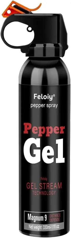 Pepper Gel Spray, 11 oz, Gel Stream Technology, Magnum 9 Distance Defense