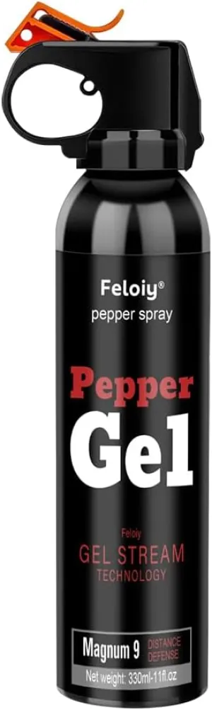 Pepper Gel Spray, 11 oz, Gel Stream Technology, Magnum 9 Distance Defense