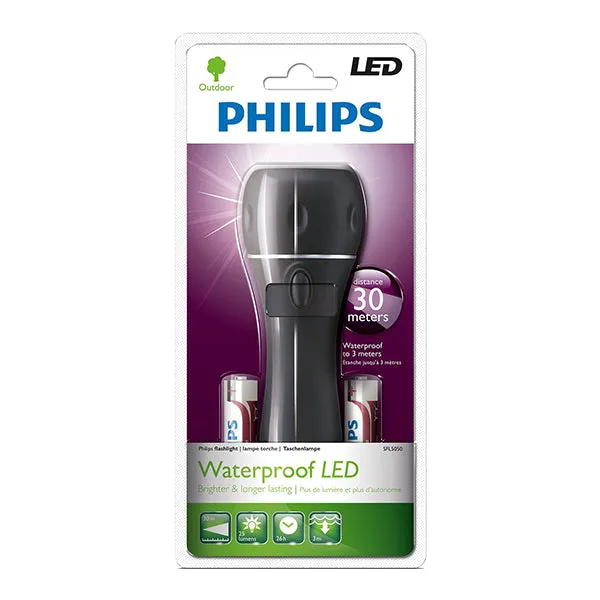 PHILIPS SFL5050/10 LED WATERPROOF FLASHLIGHT