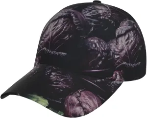 Pile of Purple Cabbage Baseball Cap Women Men Golf Dad Hat Adjustable Classic Baseball Hat Outdoor Sports Caps