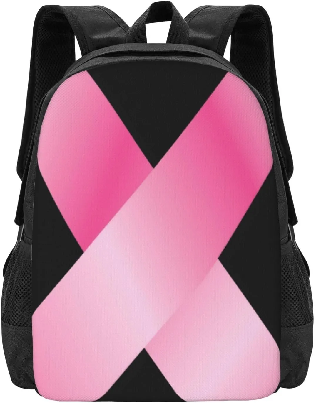 Pink Ribbon - Breast Cancer Awareness Lightweight Packable Backpack Travel Casual Large Capacity Daypack Foldable Backpack For Men Women