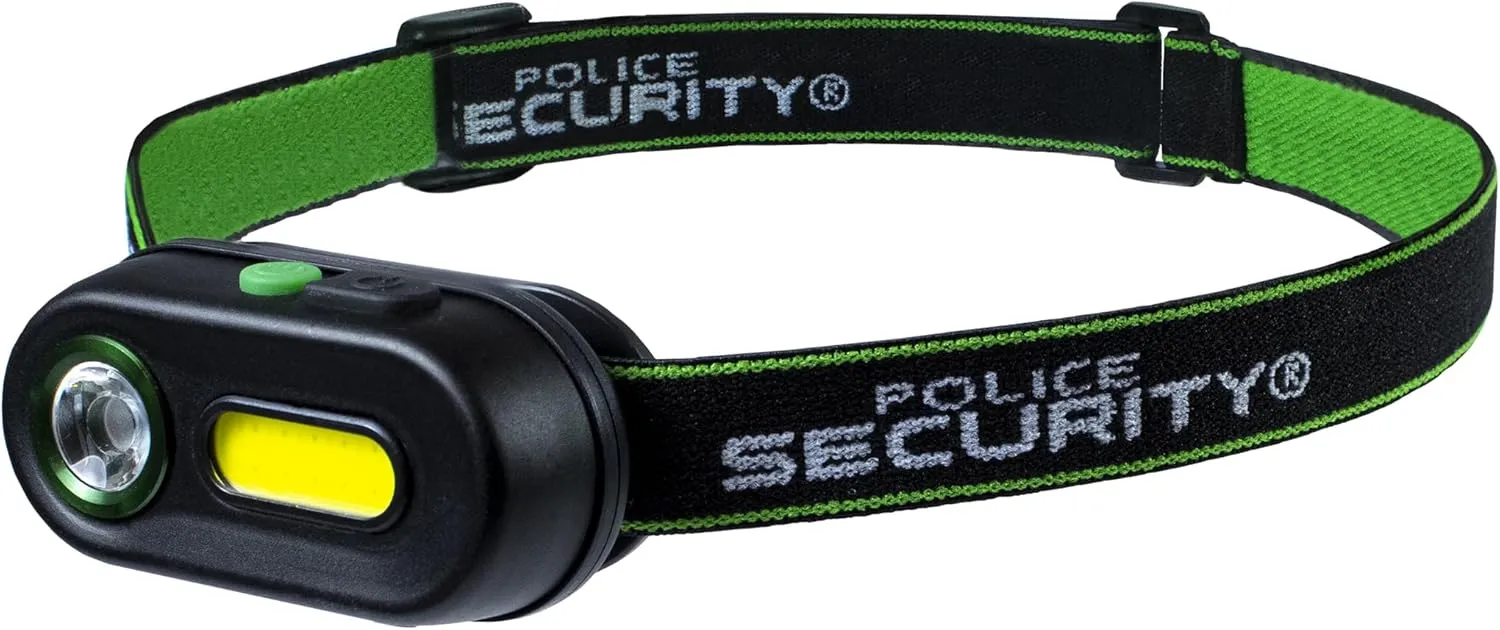 Police Security - Colt-R Flashlight - Water Resistant - Rechargeable Battery