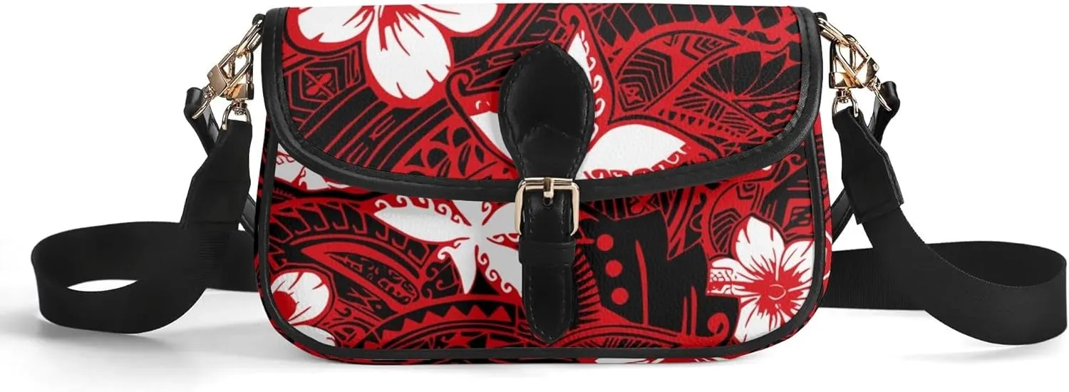 Polynesian Retro Art Women'S Crossbody Bag Portable Stylish Women'S Bag Samoan Print Custom Crossbody Bag Pattern