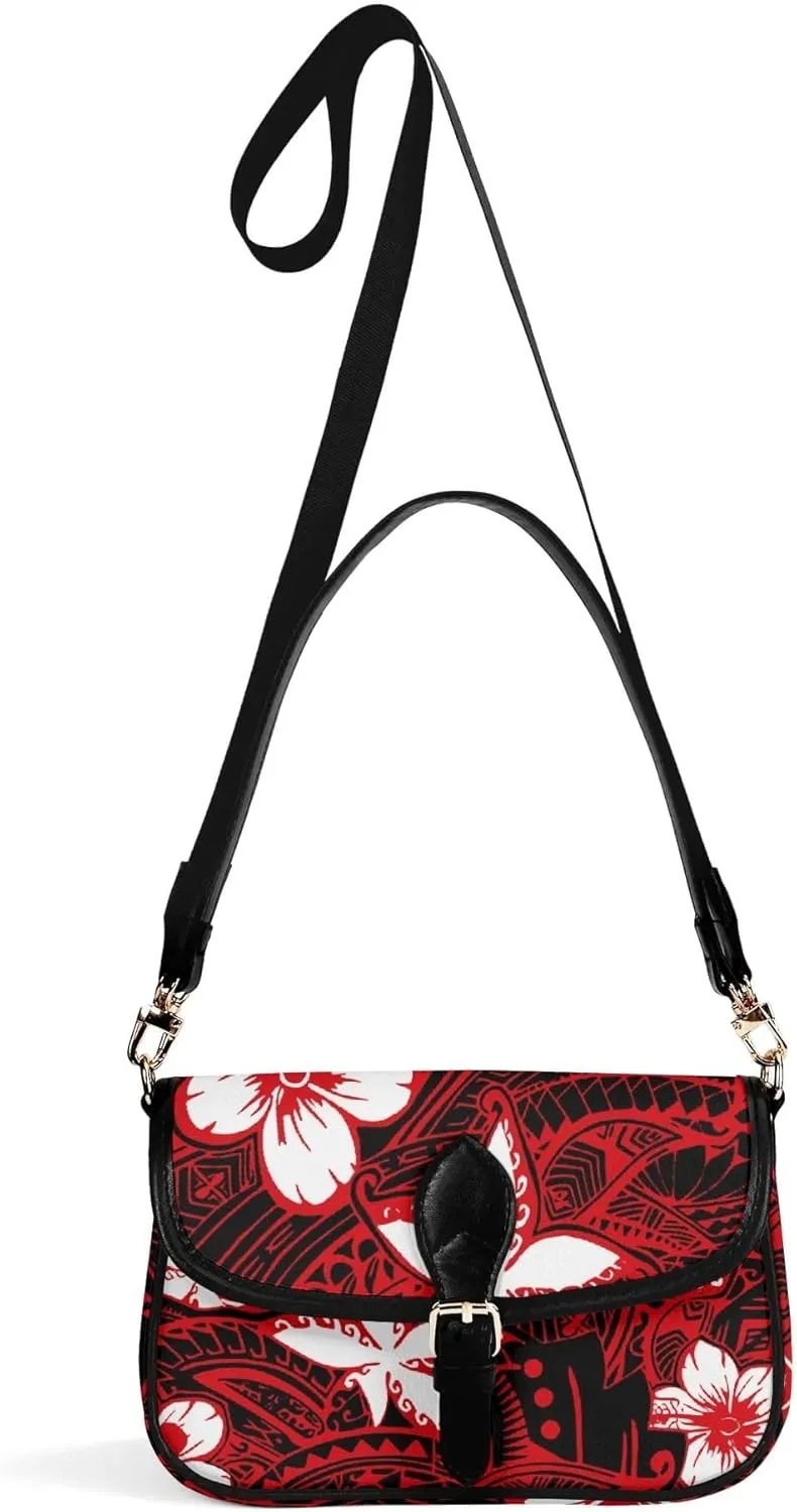 Polynesian Retro Art Women'S Crossbody Bag Portable Stylish Women'S Bag Samoan Print Custom Crossbody Bag Pattern