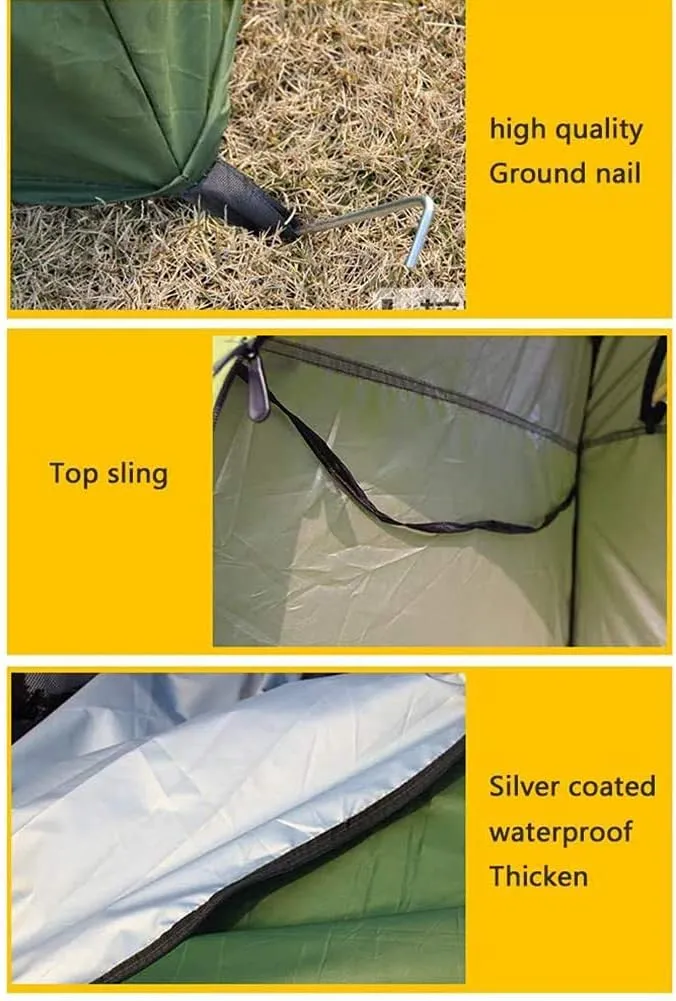 Pop Up Privacy Shower Tent, Portable Outdoor Bathroom Tent,for Camping Beach - Easy Set Up, Foldable with Carry Bag