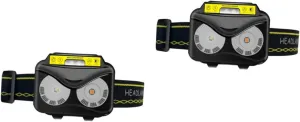 POPETPOP 2pcs USB Rechargeable Sensor Headlight Led Torch for Night Running Hiking Camping Fishing and Outdoor Activities Lightweight and Multi-Purpose Headlamp