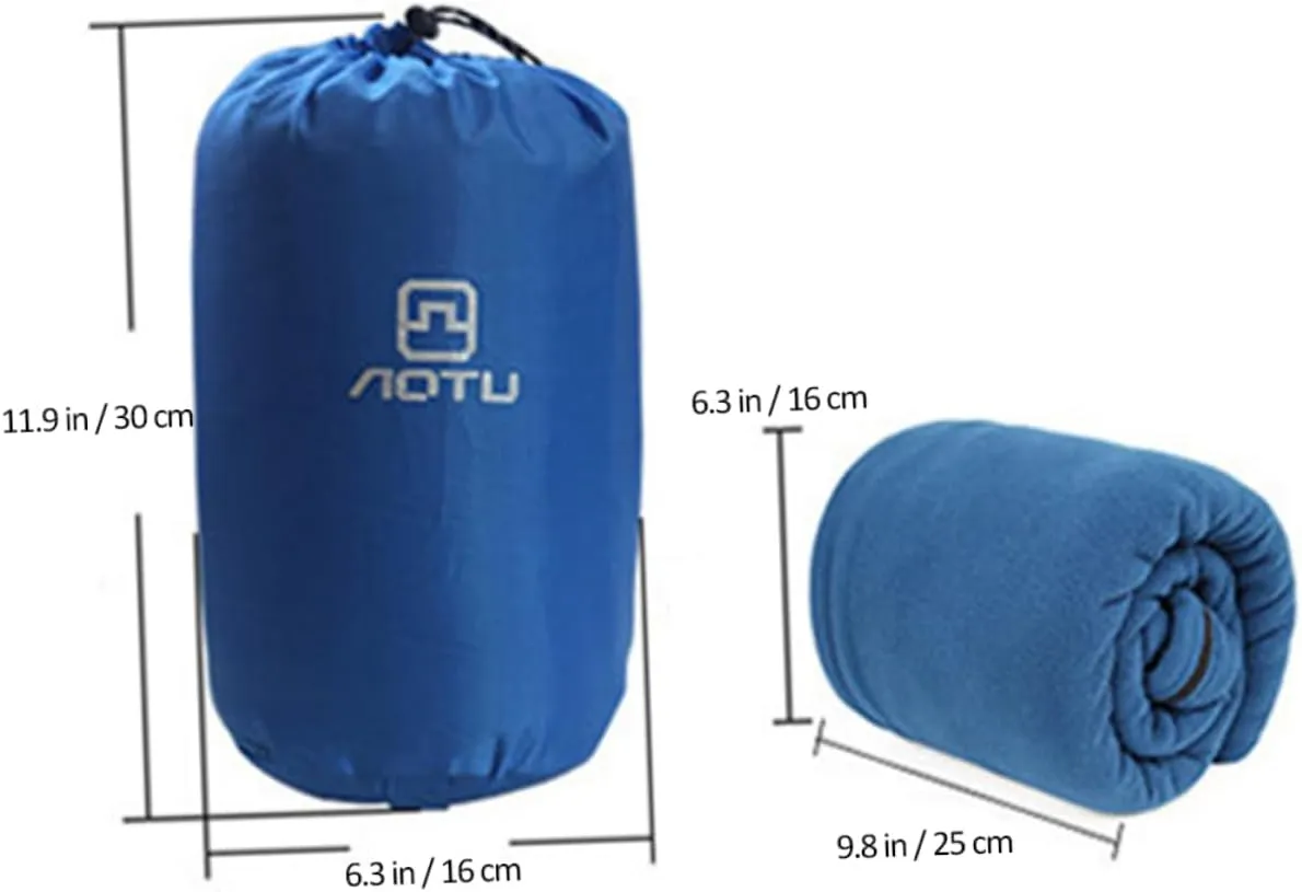 POPETPOP aldult Fleece Sleeping Bag Camping Sleeping Bag Camping Winter Sleeping Bag Outdoor Weather