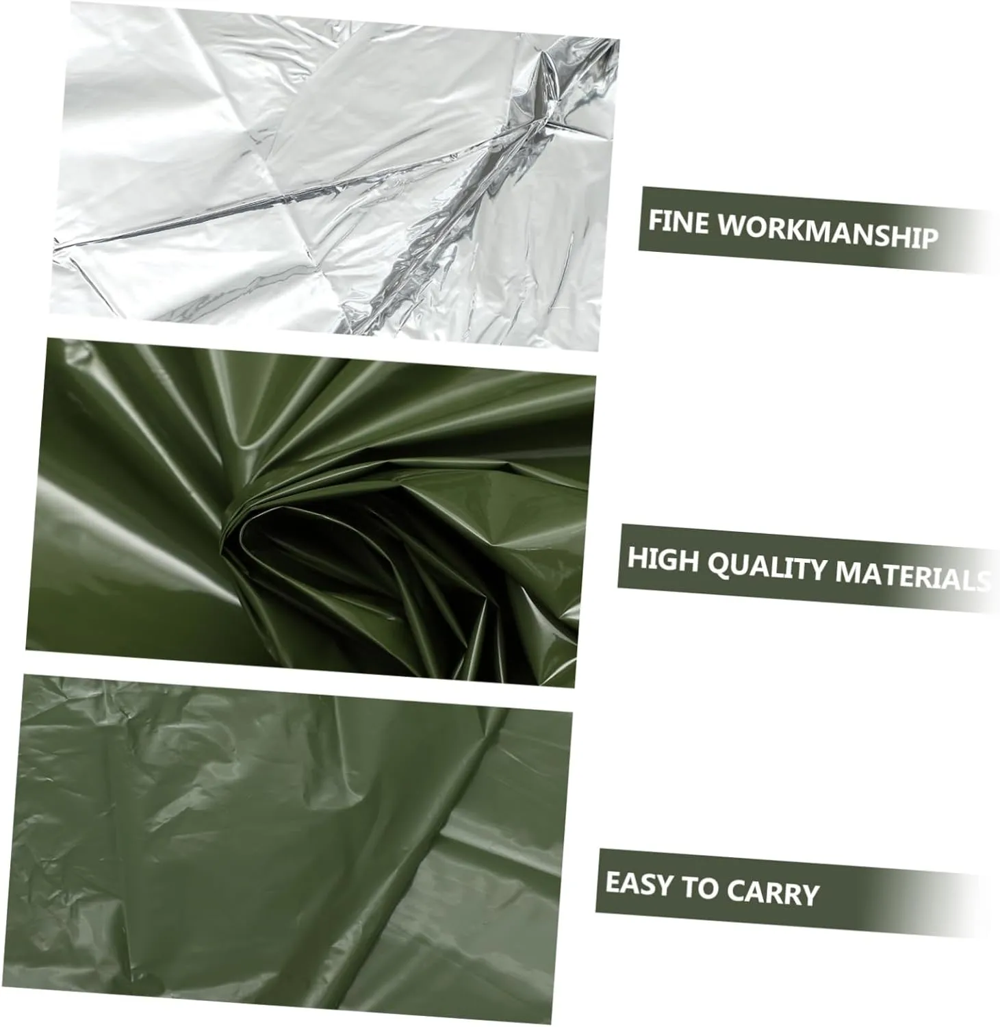 POPETPOP Emergency Tent Set Outdoor Camping Tool Outdoor Sleeping Sack Emergency Sleeping Sack Thermal Blanket