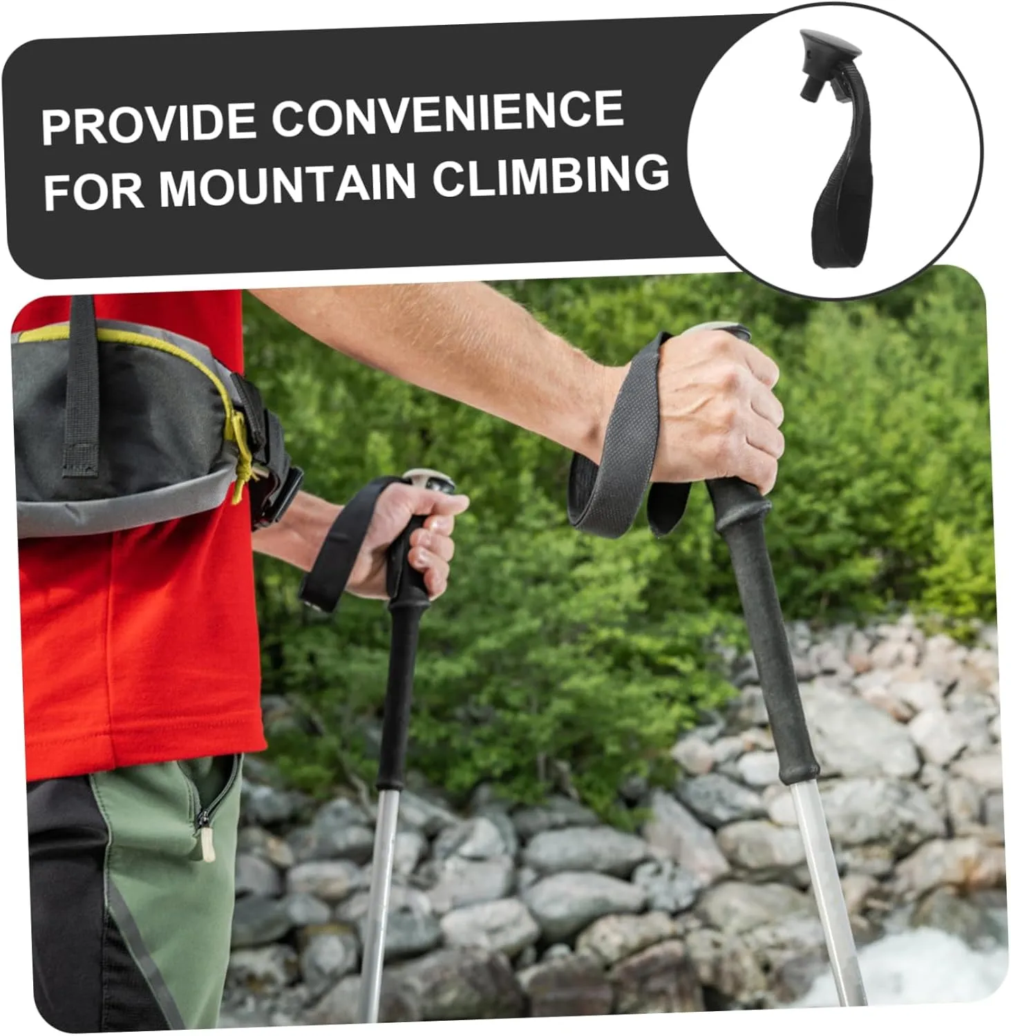 POPETPOP Trekking Poles Wrist Bands Walking Stick Protective Tie for Sports Wrist Leash Pole Binding Outdoor Ski