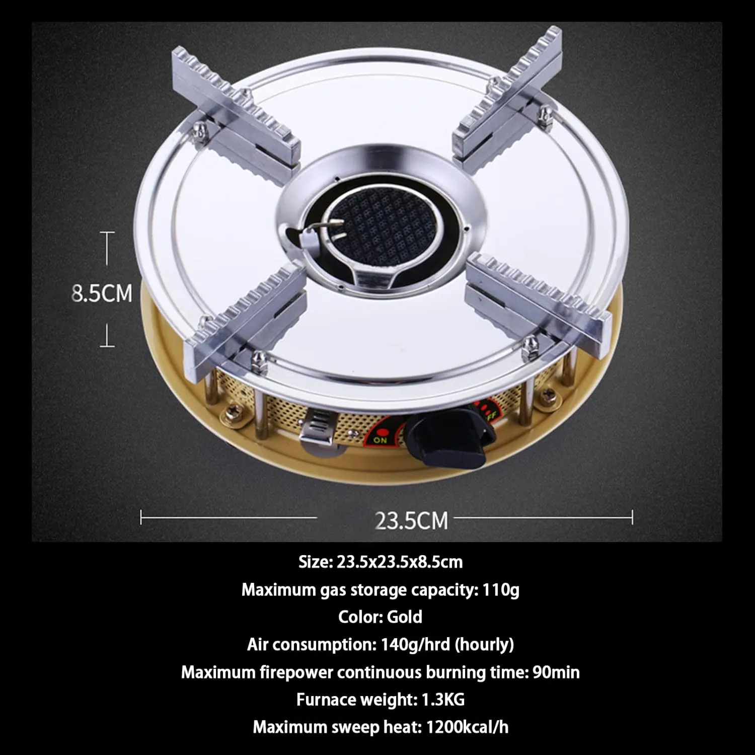 Portable Butane Stove Camp Kitchen Equipment Outdoor Gas Stove Electronic Ignition Camp Stove Camping Cooking Stove