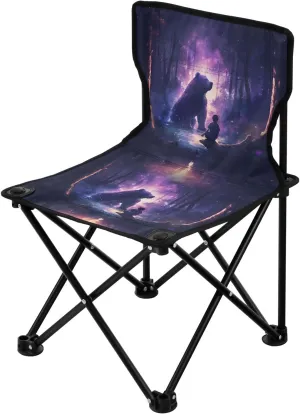 Portable Camping Folding Chairs Foldable Chair Small Bear Myth Lightweight Backpacking Outdoor Outside Fishing