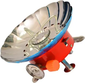 Portable Camping Gas Stove Burner Windproof Hiking Stove for Outdoor Cooking Lightweight and Compact Easy to Fold for Backpacking and Camping Activities