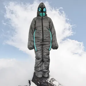 Portable Camping Sleeping Bag, Wearable Outdoor Indoor Waterproof Ultralight Warm Adult Windproof Sleeping Bag All Season