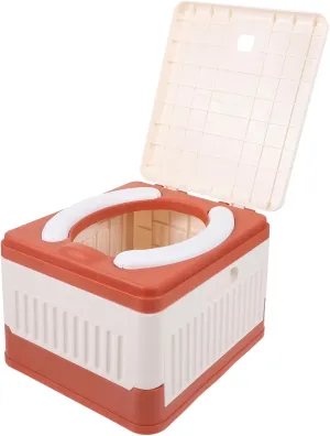 Portable Collapsible Camping Toilet Emergency Car Bathroom Outdoor Portable Toilets for Travel Pp Material