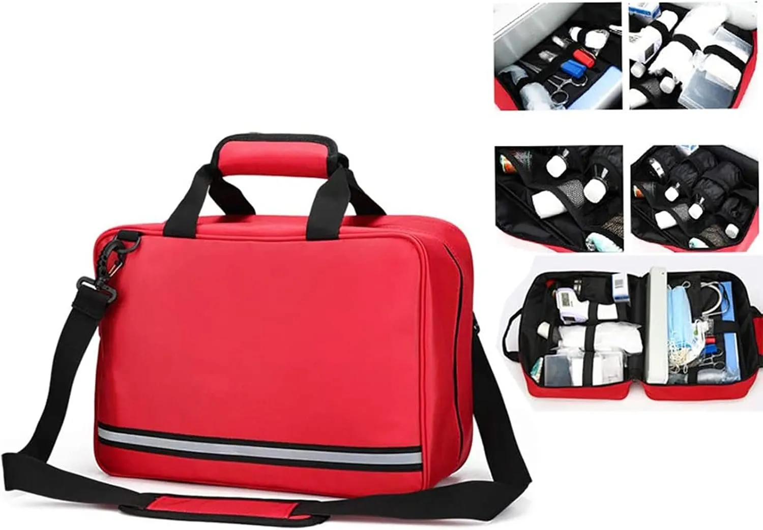 Portable First Aid Kit Bag, Professional Multifunction Medical Bag,for Car, Camping, Travel, Hiking, Sport, Home First Aid Essential Box, Waterproof(B)