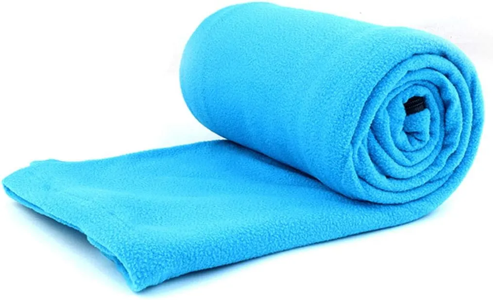 Portable Fleece Sleeping Bag Outdoor Camping Tent Bed Travel Warm Sleeping Bag Liner Sport Accessories
