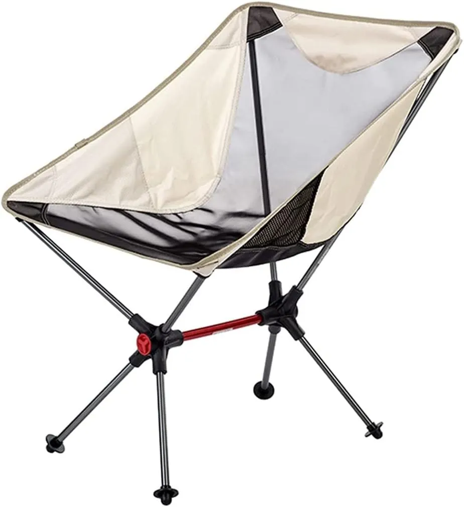Portable Folding Chair Camping Chair Outdoor Folding Chair Camping Beach Portable Simple Backrest Folding Sketching Seat Stool with Mesh Fabric Backrest Foldable Chair Folding Camping Chair
