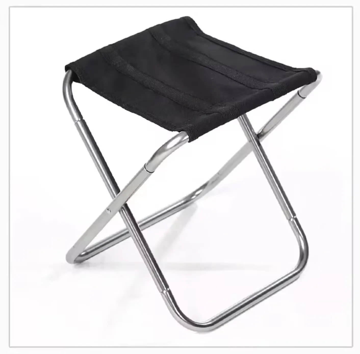 Portable Folding Fishing Chair Picnic Camping StoolFolding Small Stool Outdoor Aluminiun Alloy Fishing Chair