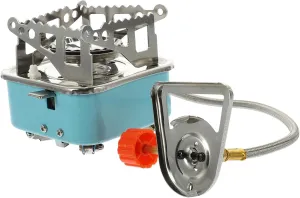 Portable Folding Gas Stove for Camping Lightweight and Easy to Carry Outdoor Cooking Stove with Fastener for Hiking and Outdoor Adventures