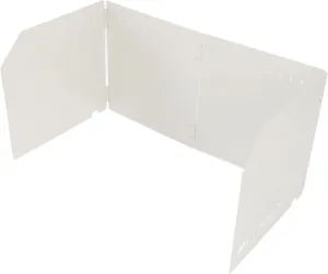 Portable Folding Outdoor Stove Windscreen for Camping Picnic Cooking (Beige)