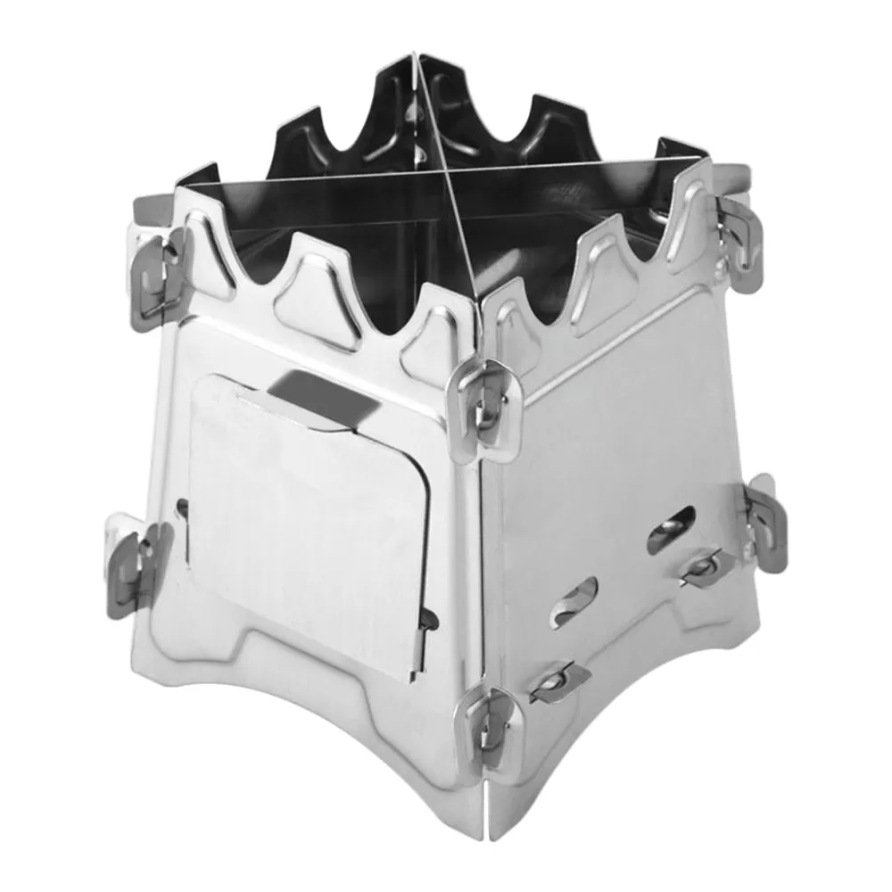 Portable Folding Stainless Steel Camping Stove