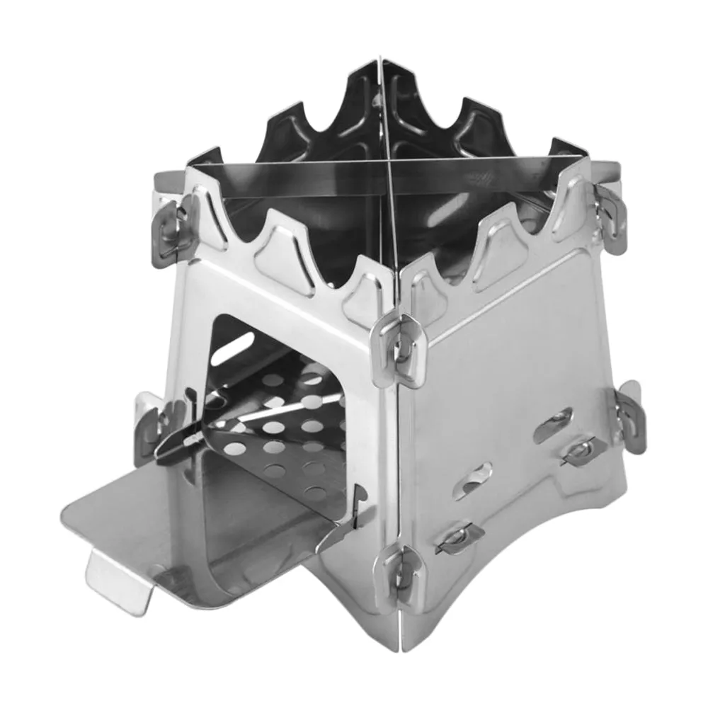 Portable Folding Stainless Steel Camping Stove