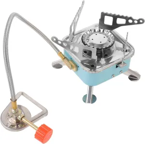 Portable Gas Burner Folding Camping Stove for Barbecue Supplies and Outdoor Cooking Lightweight and Compact Design for and Carrying
