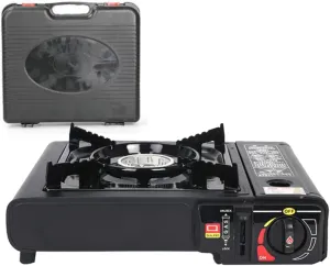 Portable Gas Cooker Dual-Purpose Single Burner Stove for Butane Tank Liquefied Tank Gas