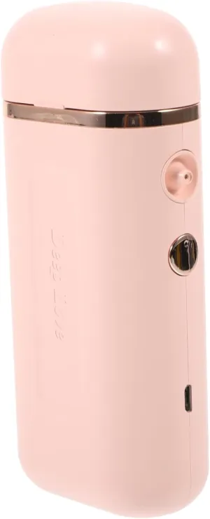 Portable Handheld Face Mister Compact Facial Steamer for Quick Moisturization Nutrient Absorption Design for Travel Skincare Routine
