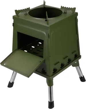 Portable Outdoor Barbecue Heater Foldable Camping Stove for Hikingnics Cooking Equipment
