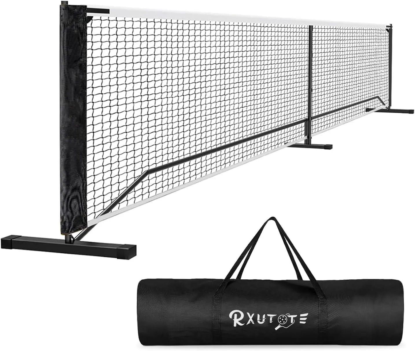Portable Pickleball Nets Portable with Court Marking Kit, 22 FT USAPA Regulation Size for Full Court System Outdoors Driveway Matches, Easy Setup to Experience Pickleball Game Anywhere