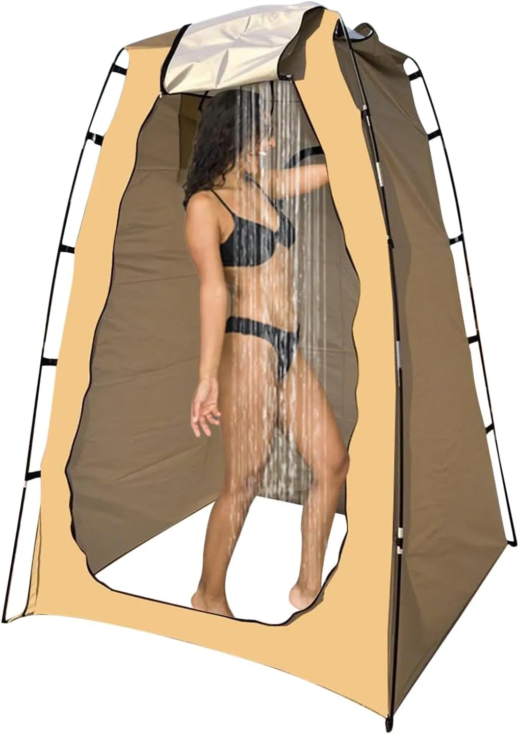Portable Shower Tent – Outdoor Privacy Shelter, Beach Camping Enclosure | Multipurpose RV Toilet Stall Foldable Changing Room, Multifunctional Pop-Up Cabin for Backyard Travel Hiking Adventures