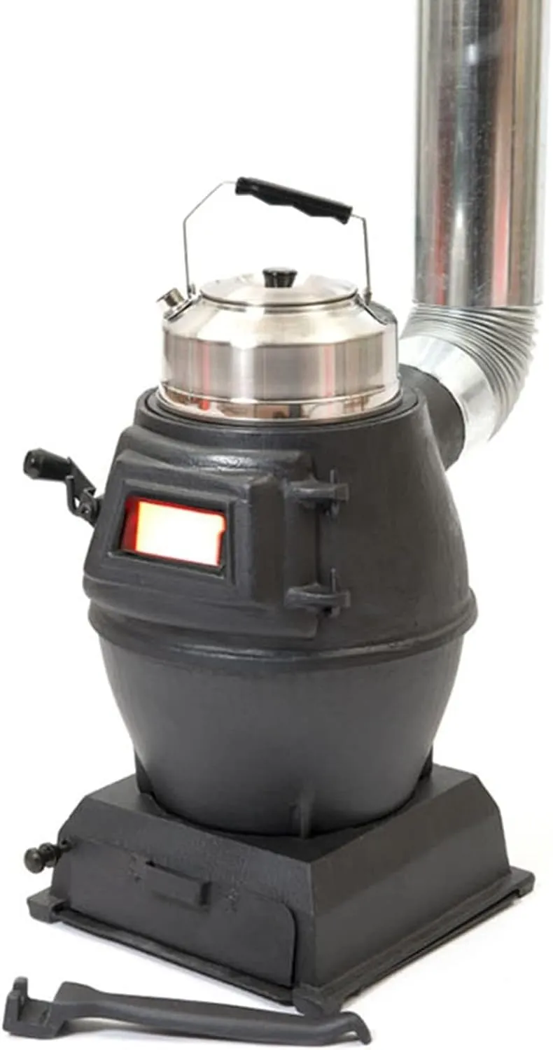 Portable Stainless Steel Backpacking Stove | Wood Burning Stove for Tents, Shelters, Camping, Picnic, BBQ, Hiking | Includes Grill Grid & All Accessories | Eco-Friendly & Durable