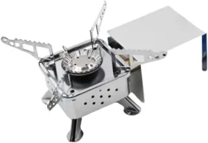 Portable Stove Camping Propane Stove Folding Picnic Cooker Strong Stainless Steel Outdoor Cooking Furnace
