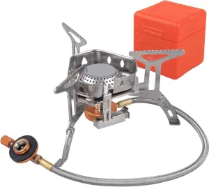 Portable Windproof Camping Stove, Portable Camping Stove, 3500W Foldable & Windproof Mini, Outdoor Accessories for Picnics, Backpacking, Hiking