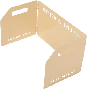 Portable Windshield for Camping Lightweight Windproof Cooking Shield Foldable Outdoor Windscreen for Efficient Heat Utilization Essential Camping Gear