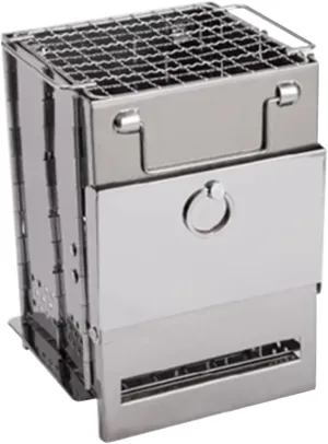 Portable Wood Burning Stove,Tent Stove,Stainless Steel Foldable and Design/L