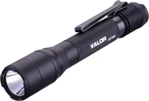 PowerTac Valor 800 Lumen Compact Flashlight, High-Performance EDC Light, 138m Beam, IPX8 Waterproof, Durable Aluminum Body, Pocket-Sized Tactical Flashlight for Everyday Carry(W/Clip)