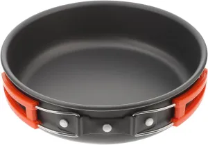Practical Outdoor Frying Pan Sturdy Non-Stick Skillet for Camping Picnic and Hiking