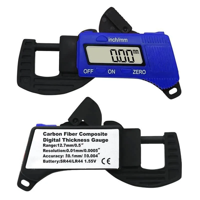 Precision Carbon Fiber Caliper - Thickness Measuring Tool