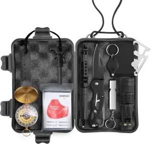 Prepare-1 Survival Tool Kit for Camping Gear, Hiking, Climbing, Fishing, Hunting, Backpacks, Cars (WP-20182812)