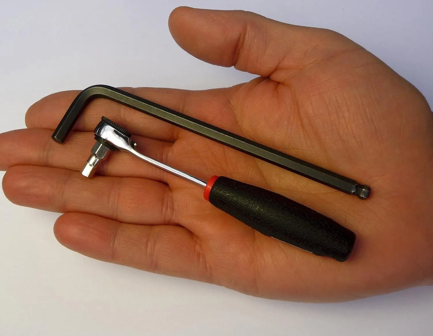 Prestacycle Prestaratchet Bicycle Pro Tool – Compact Reversible Ratchet with Quick-Disc Thumb Wheel, Compatible with 1/4" Hex Bits, Bicycles, Lightweight & Durable Wrench for Precision Work
