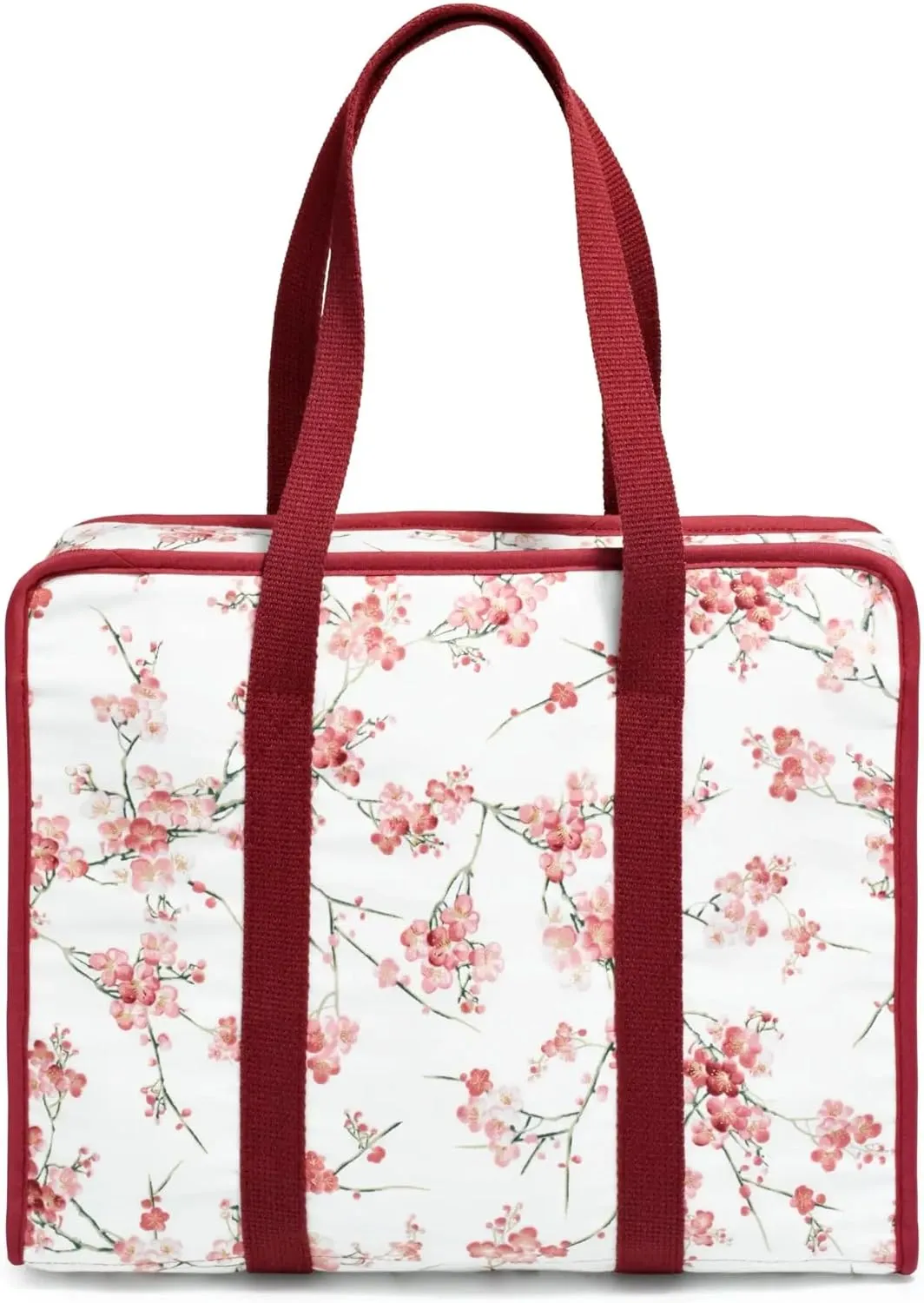 Prym Purpose, White Floral Project Organizer Bag, One Size